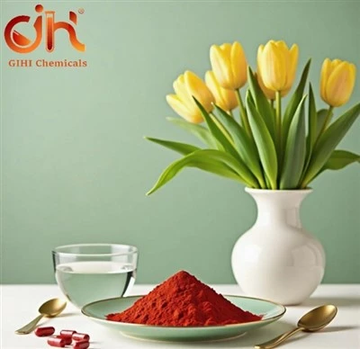 Astaxanthin; 95%min, Nimewo CAS: 472-61-7; Tout-trans, tout-L-astaxanthin; Tès C14 montre 100% natirèl