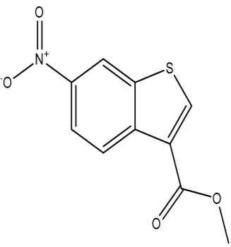 Methyl 6- nitrobenzo [b] thiophene -3- karboksil; CAS NO.: 24982-60-3